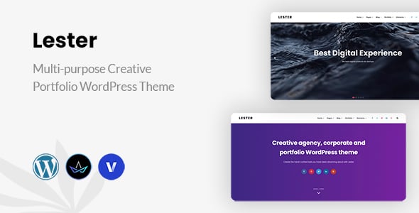 Lester – Creative Portfolio WordPress Theme