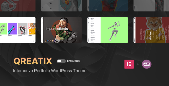 Qreatix – Interactive Portfolio WordPress Theme