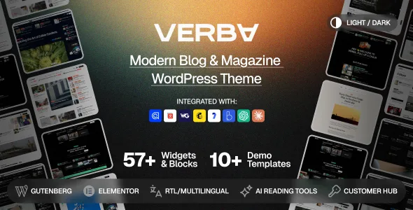 Verba, our blog and magazine theme, is out