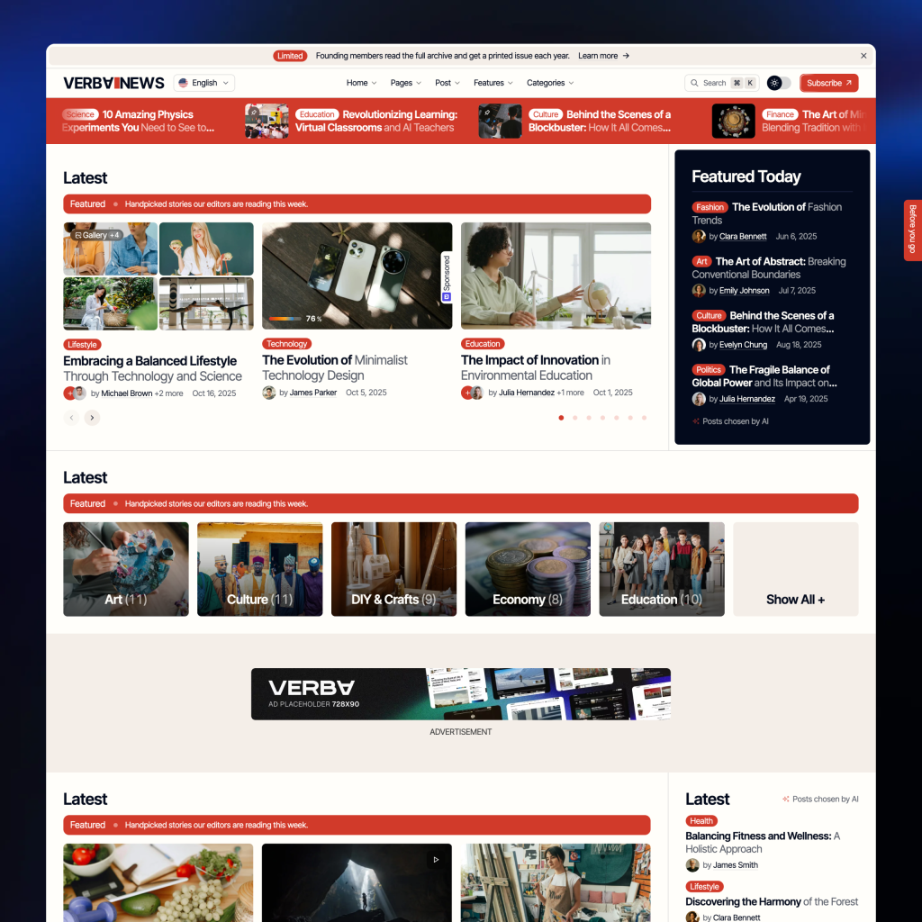 News demo of Verba